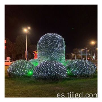 Luces de malla LED de decoración del parque